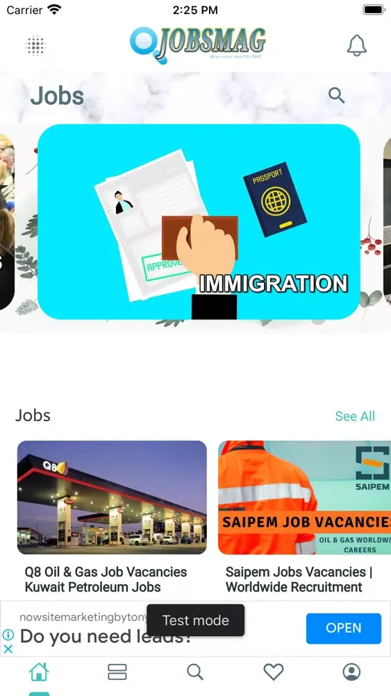 Capturas de pantalla de Jobsmag