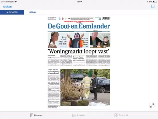 De Gooi- en Eemlander - krant iPad  স্ক্রিনশট