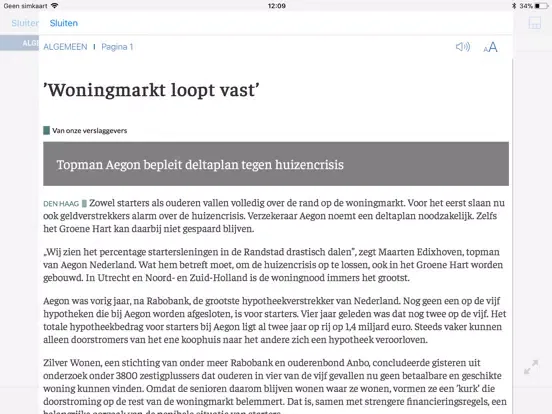 De Gooi- en Eemlander - krant iPad  স্ক্রিনশট