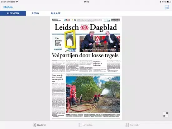Leidsch Dagblad - krant iPad  स्क्रीनशॉट