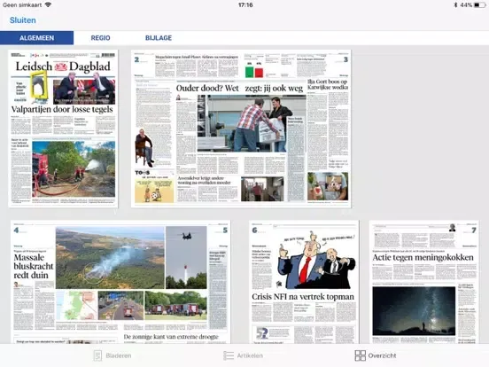 Leidsch Dagblad - krant iPad  स्क्रीनशॉट
