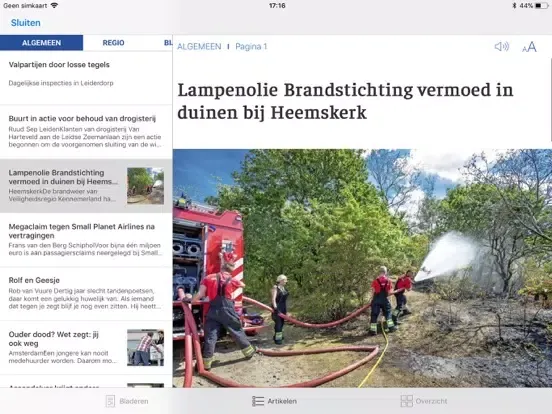 Leidsch Dagblad - krant iPad  स्क्रीनशॉट