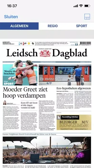 Leidsch Dagblad - krant स्क्रीनशॉट