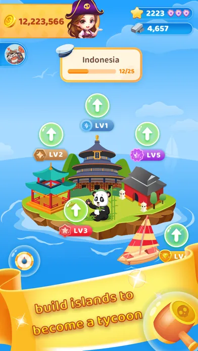 Tangkapan layar Hiyaa - Idle Island Builder