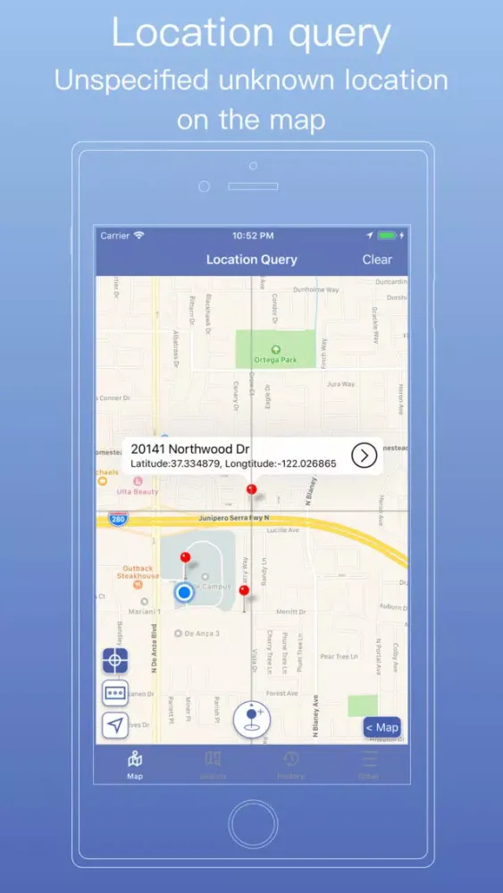Captures d'écran de Location Query