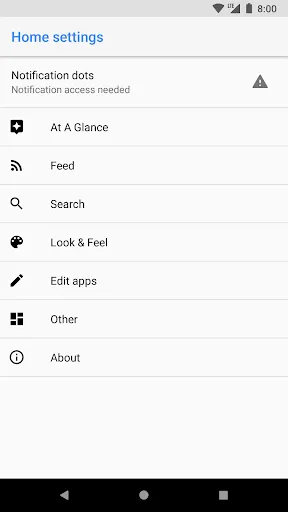 Lean Launcher Screenshots