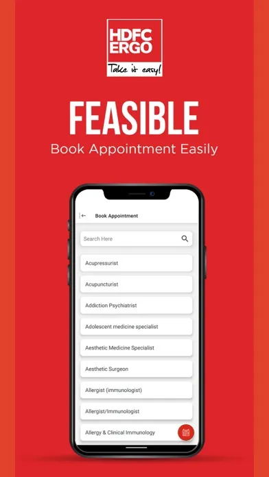 HDFC ERGO Insurance App स्क्रीनशॉट