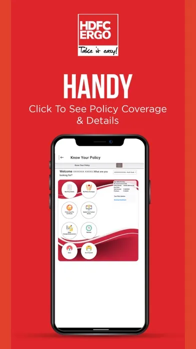HDFC ERGO Insurance App स्क्रीनशॉट