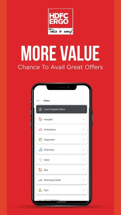 HDFC ERGO Insurance App स्क्रीनशॉट