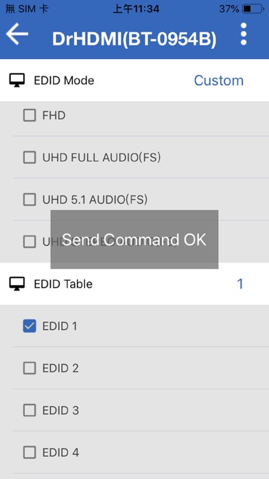 4K DrHDMI Total Control Ekran Görüntüleri