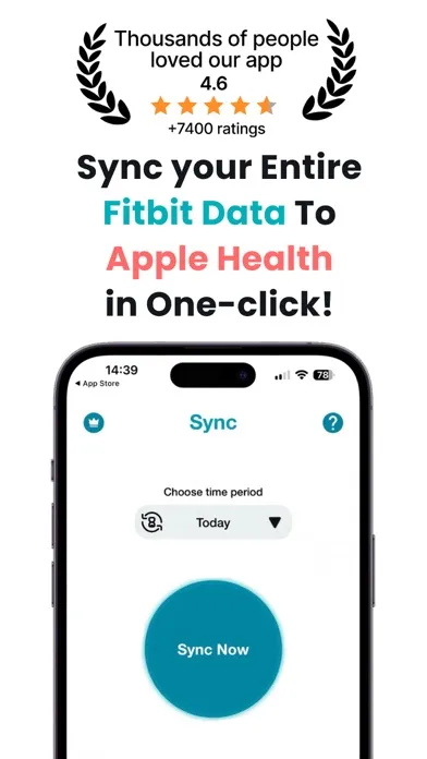 Fitbit to Health Power sync应用截图