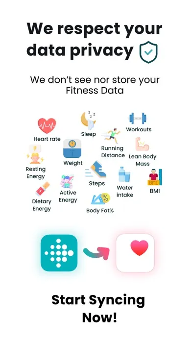 Fitbit to Health Power sync应用截图