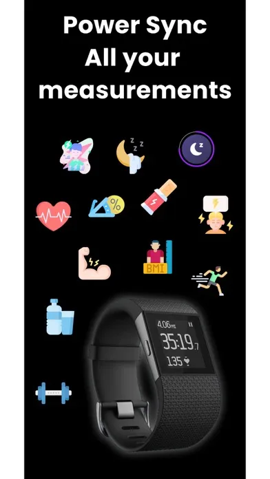 Fitbit to Health Power sync应用截图