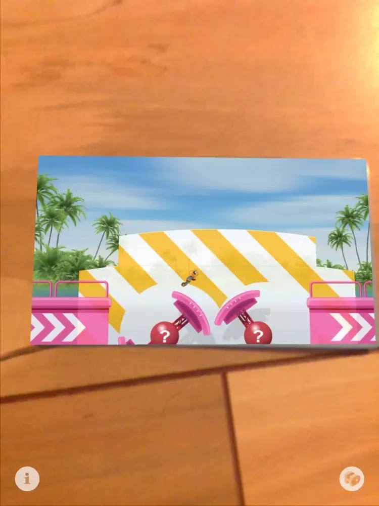 ภาพหน้าจอของ HD Interactive Augmented Reality Business Card iPad 