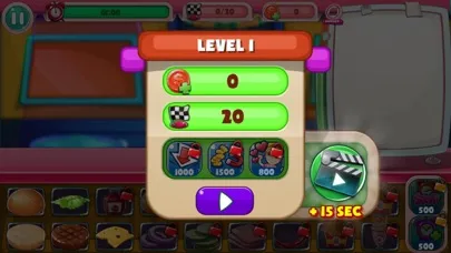Capturas de tela do Cookings Games Hamburger