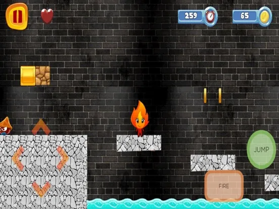 Capturas de pantalla de Fire and Water Adventure iPad 