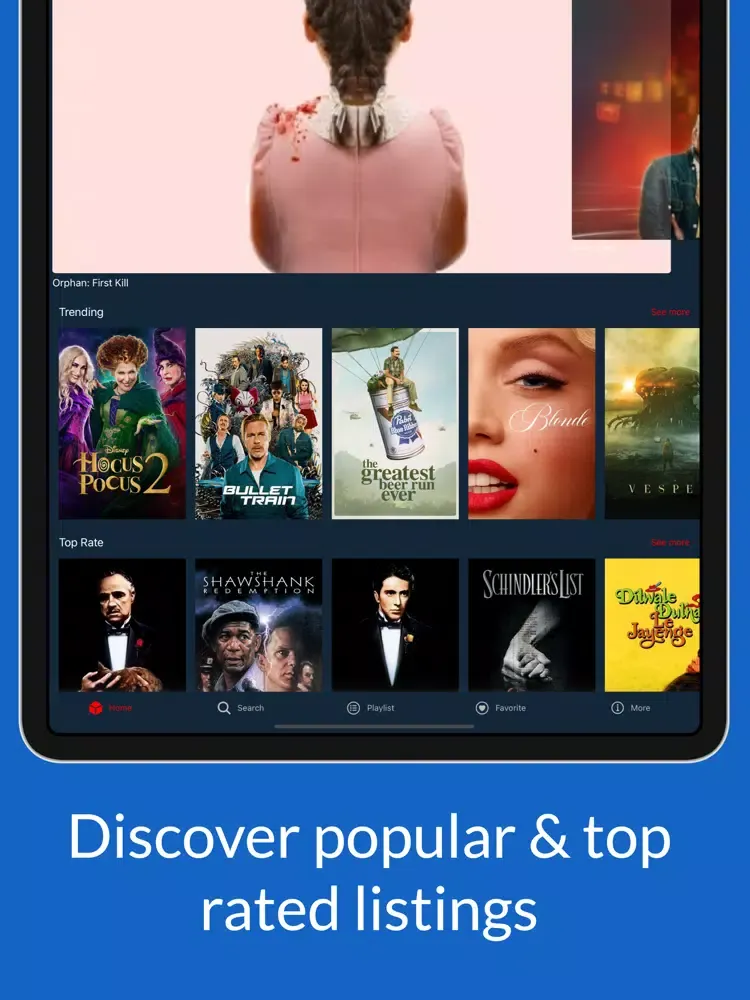 ภาพหน้าจอของ Hdo Hub - Personal Movie Diary iPad 