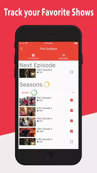 Captures d'écran de Hdo Play - Shows tracker