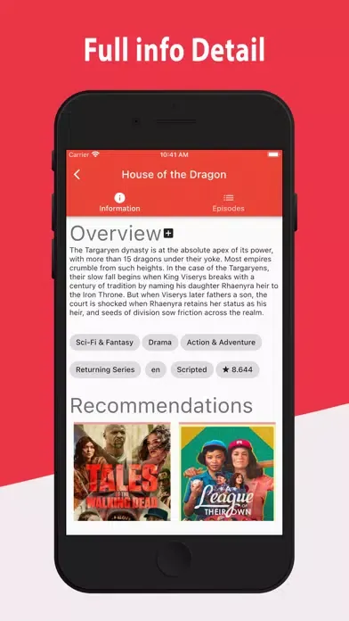 Captures d'écran de Hdo Play - Shows tracker