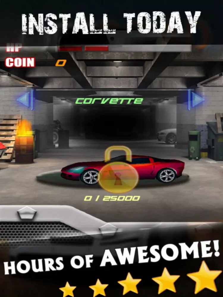 Racing Speed: Night Fast Car iPad 应用截图