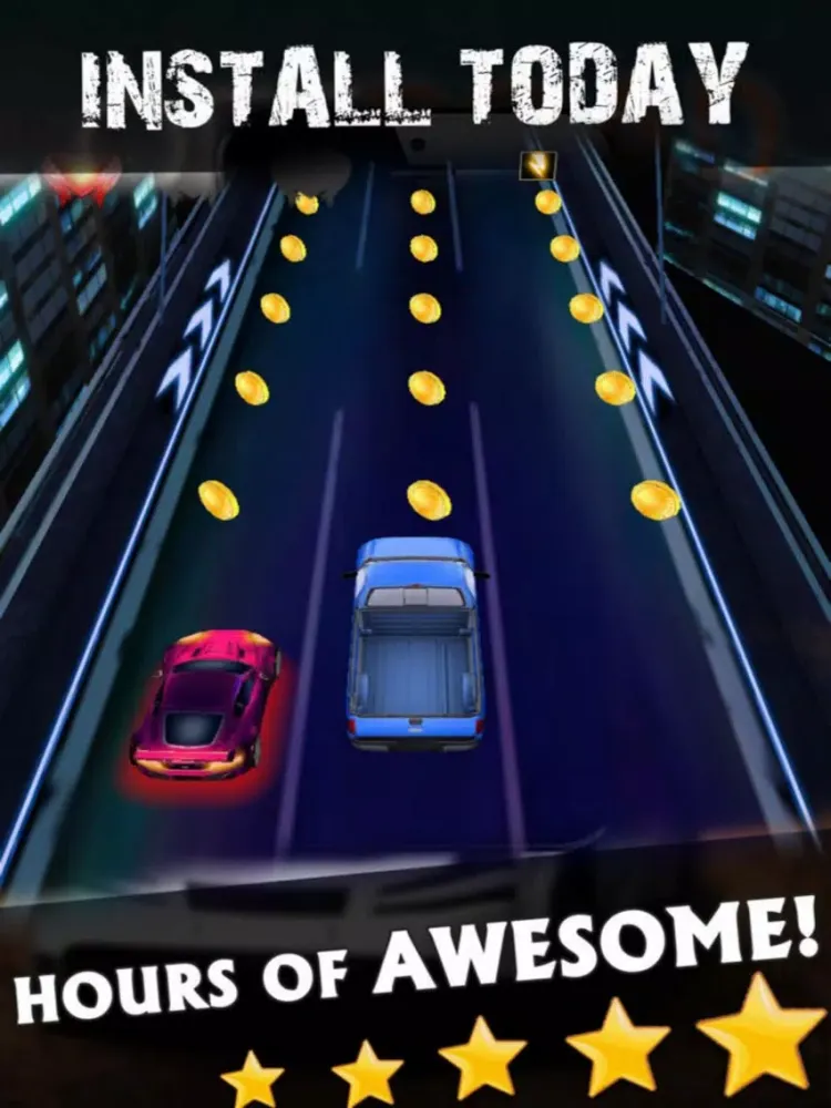 Racing Speed: Night Fast Car iPad 应用截图