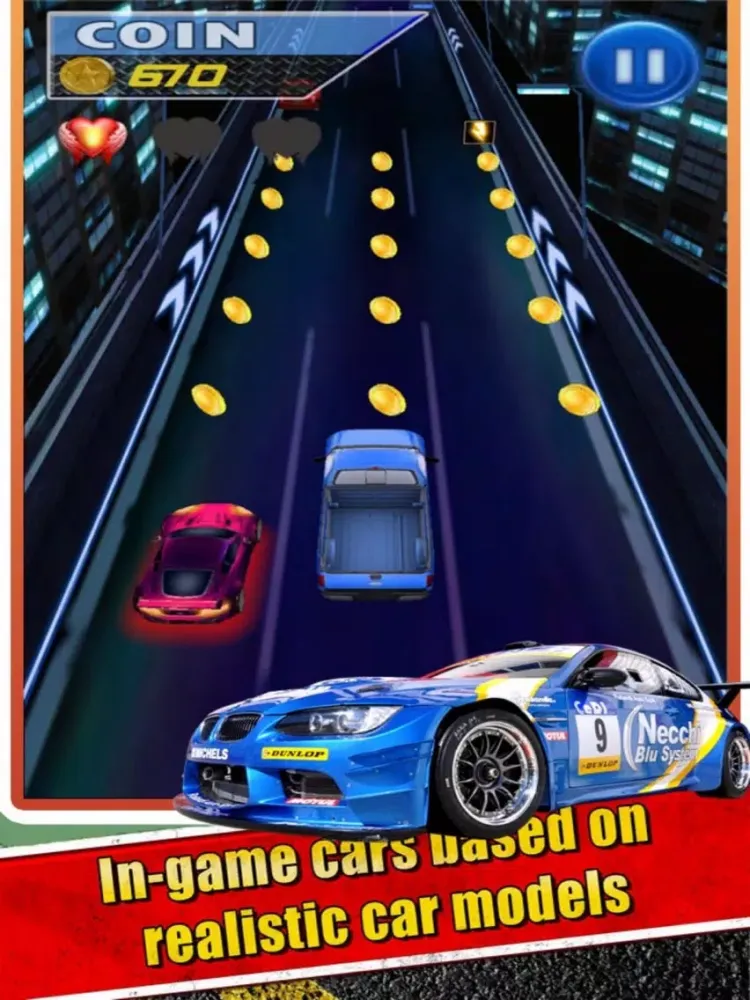 Hit Car Racing: Night City iPad  Screenshots