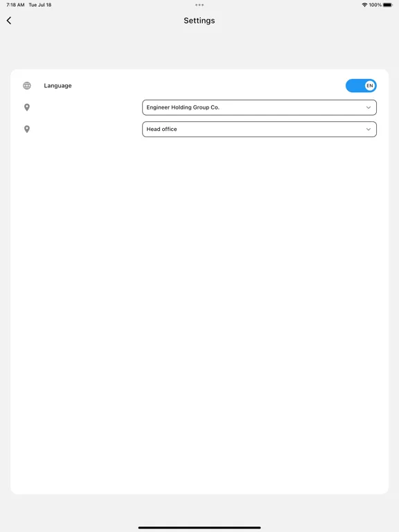 Zrzuty ekranu HDS System iPad 