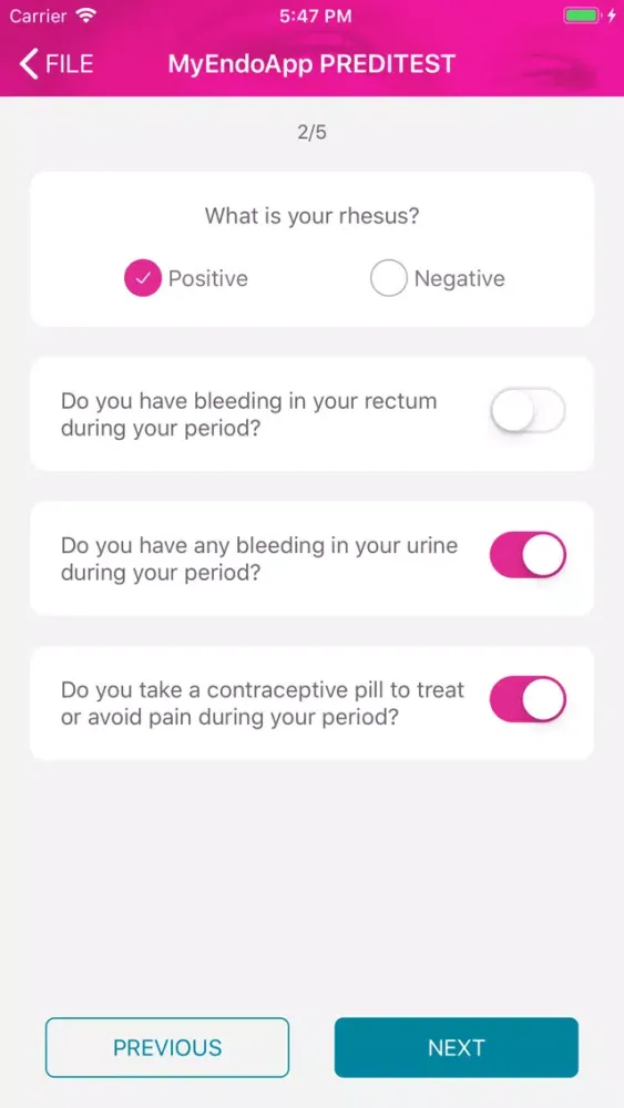 Скриншоты MyEndoApp