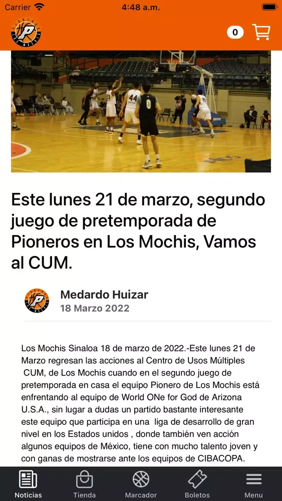 Screenshot di Pioneros LM