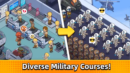Idle Army Base Tycoon:Force スクリーンショット