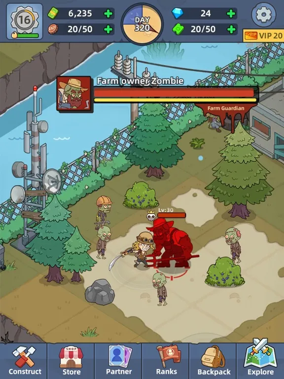 Zrzuty ekranu Mini Survival: Zombie Fight iPad 