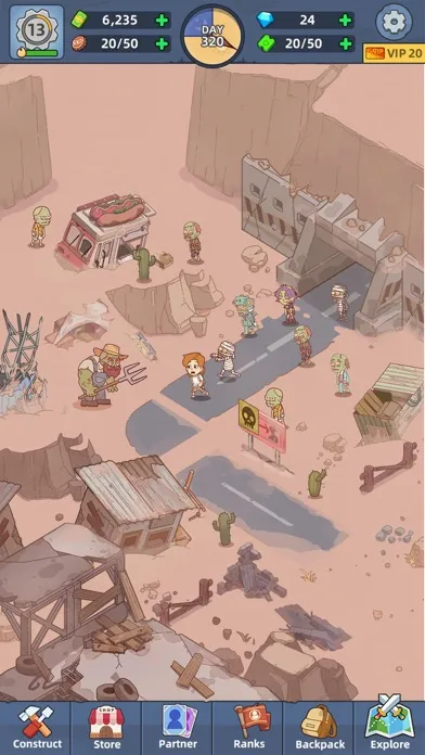 Zrzuty ekranu Mini Survival: Zombie Fight