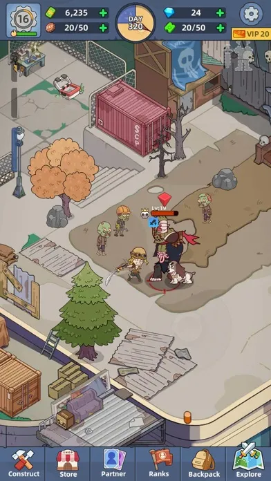 Zrzuty ekranu Mini Survival: Zombie Fight