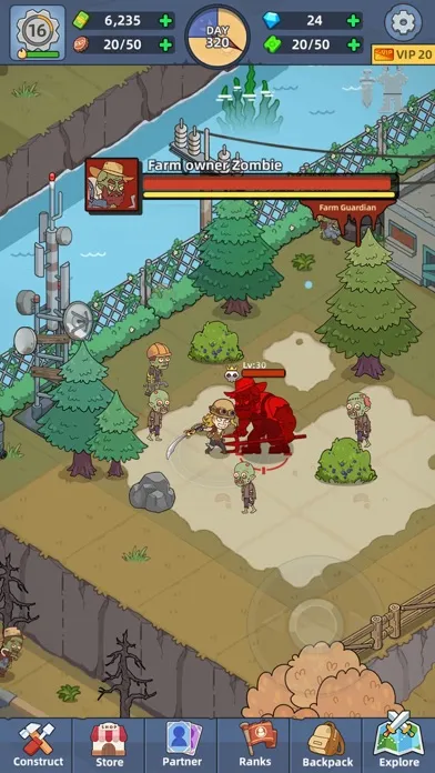 Zrzuty ekranu Mini Survival: Zombie Fight