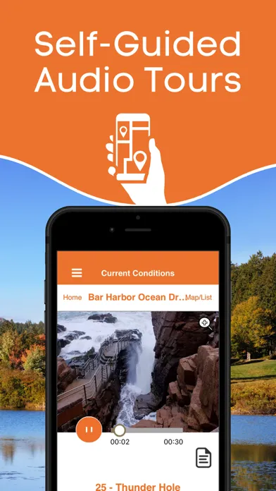 Capturas de tela do Acadia National Park GPS Guide