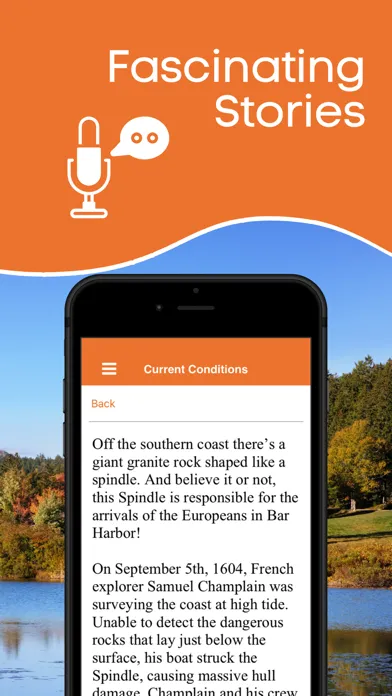 Capturas de tela do Acadia National Park GPS Guide