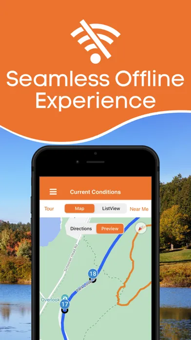 Capturas de tela do Acadia National Park GPS Guide