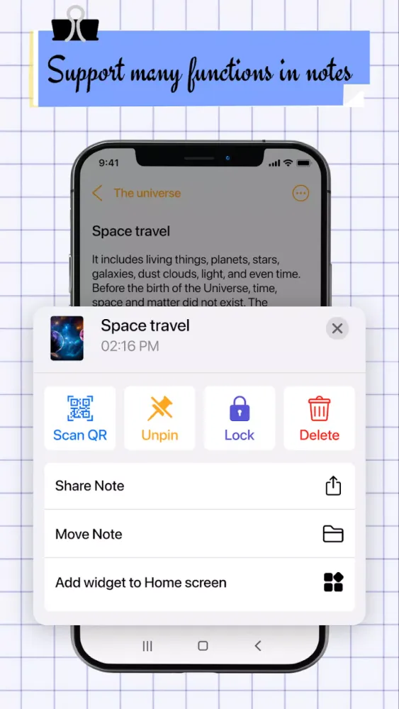 تصاویر iNote Sticky Notes & Notepad