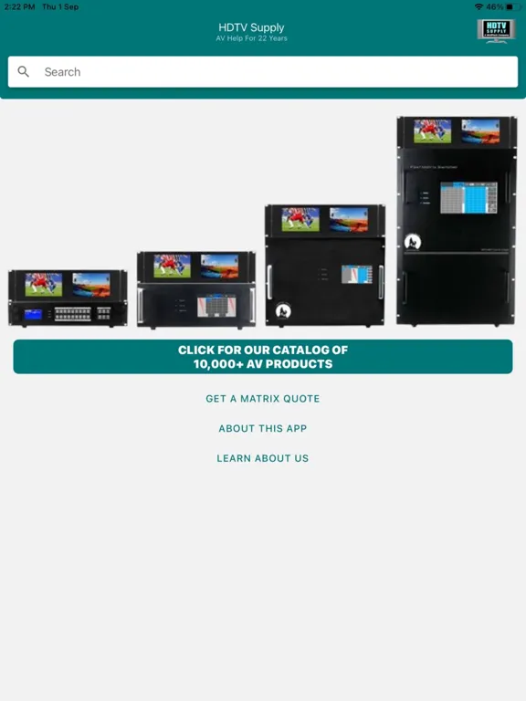 Capturas de pantalla de HDTV Supply Catalog iPad 