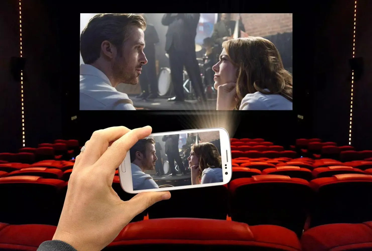 صور HD Video projector Prank