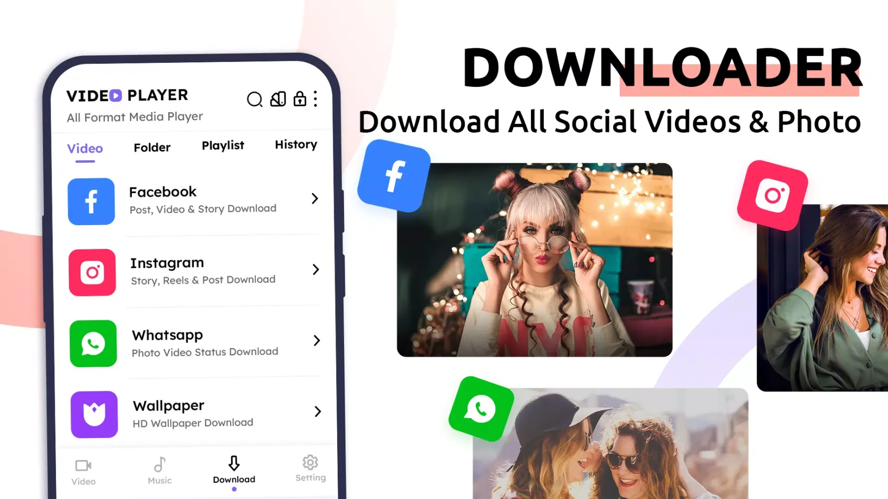 Capturas de tela do HD Video Player
