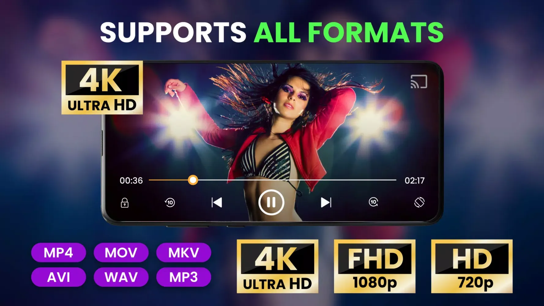 Video Player HD : Music Player Screenshots