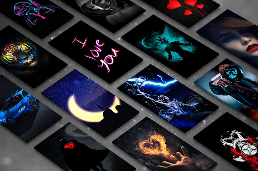 Screenshot di Black Wallpapers in HD, 4K