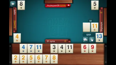 Okey 51 Online Ekran Görüntüleri
