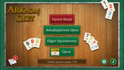 Capturas de tela do Arkadaş Okey