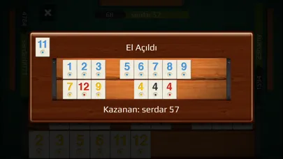 Capturas de tela do Arkadaş Okey