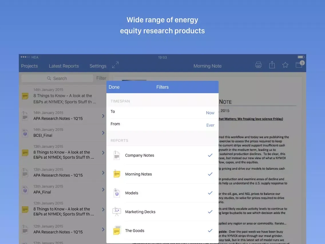 HEA Connect iPad 應用截圖
