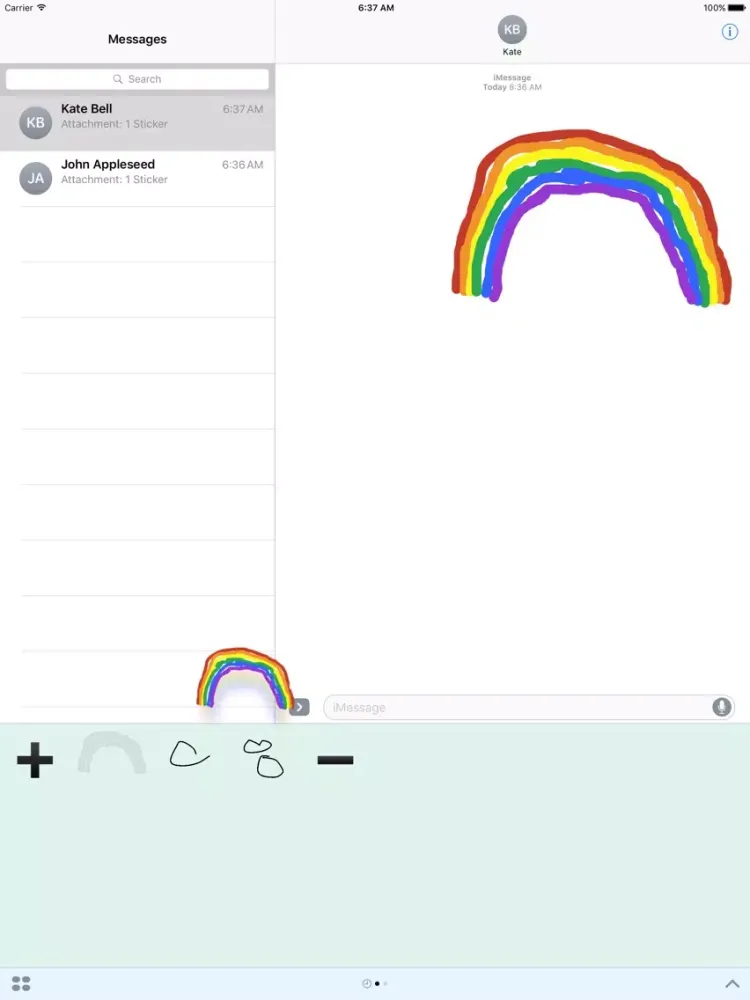 Sticker Doodles iPad  Screenshots