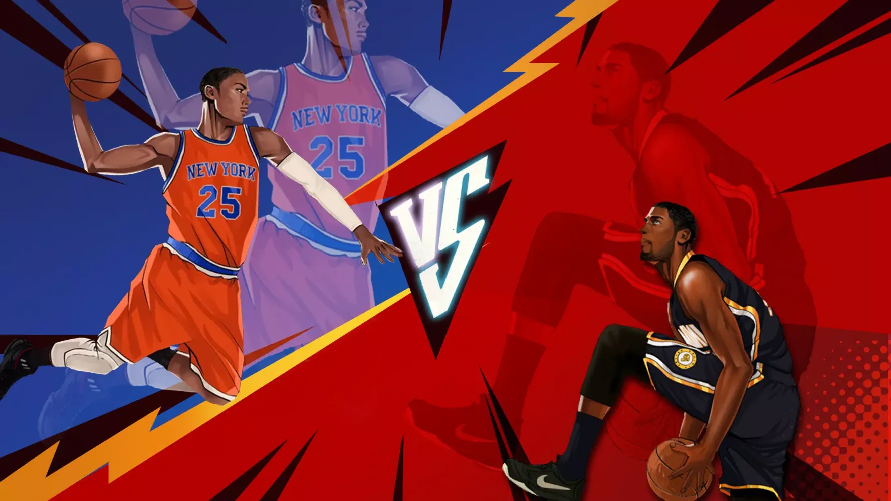 Capturas de pantalla de 2 VS 2 Basketball Sports