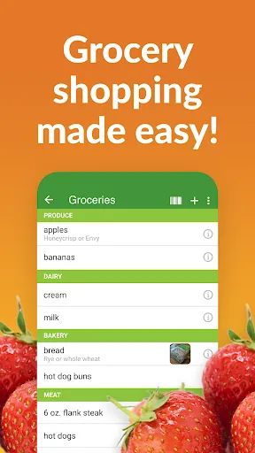 Our Groceries Shopping List Screenshots